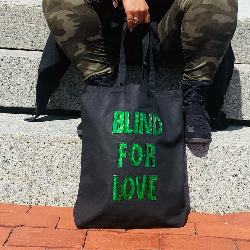 Sequined “ Love” Tote